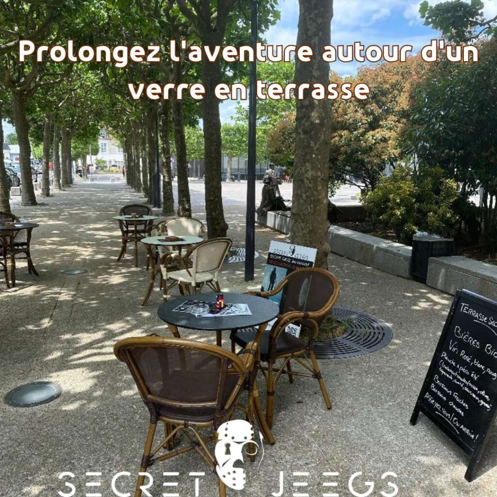 photo de la terrasse de secret jeegs