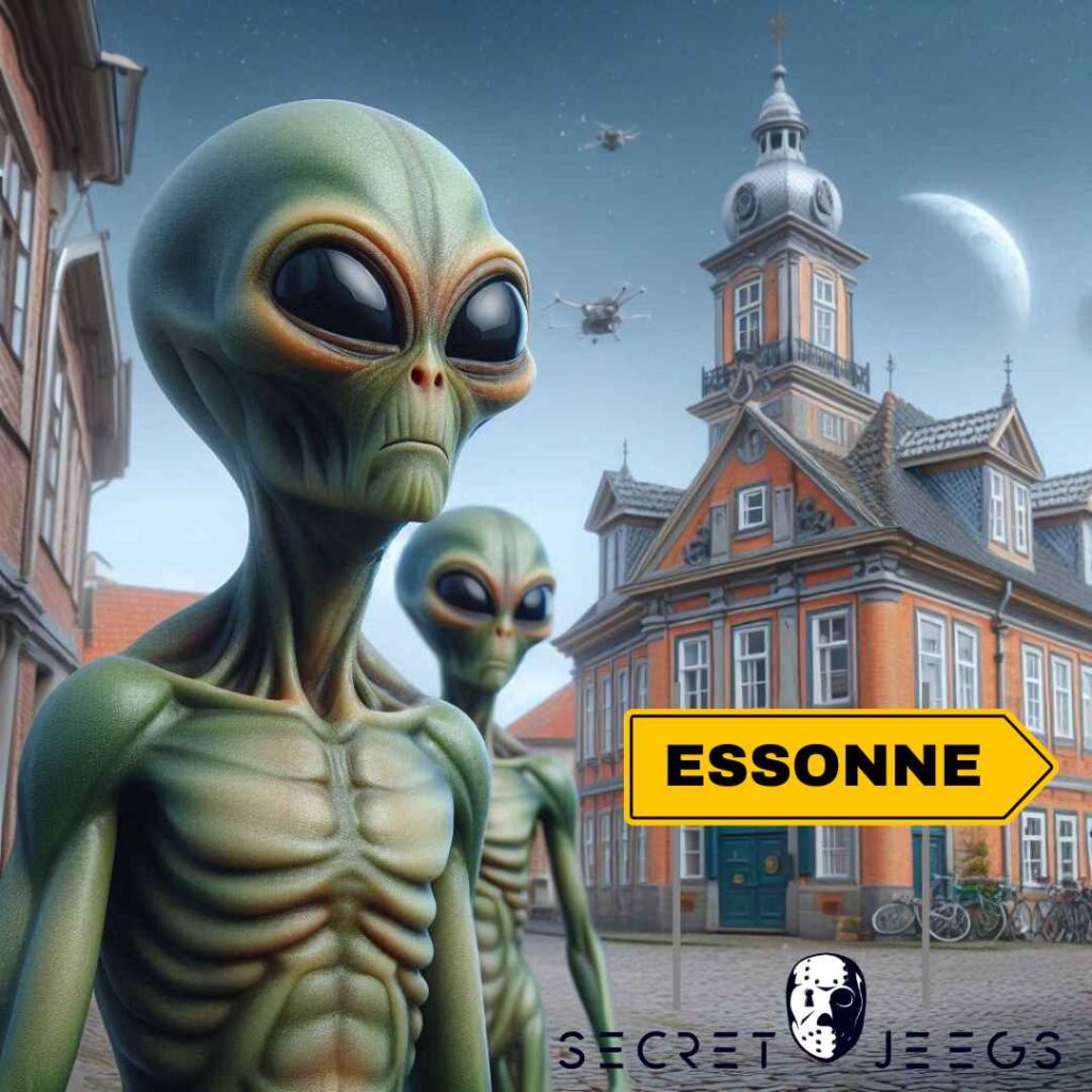 Un alien qui va en direction de l'ESSONNE