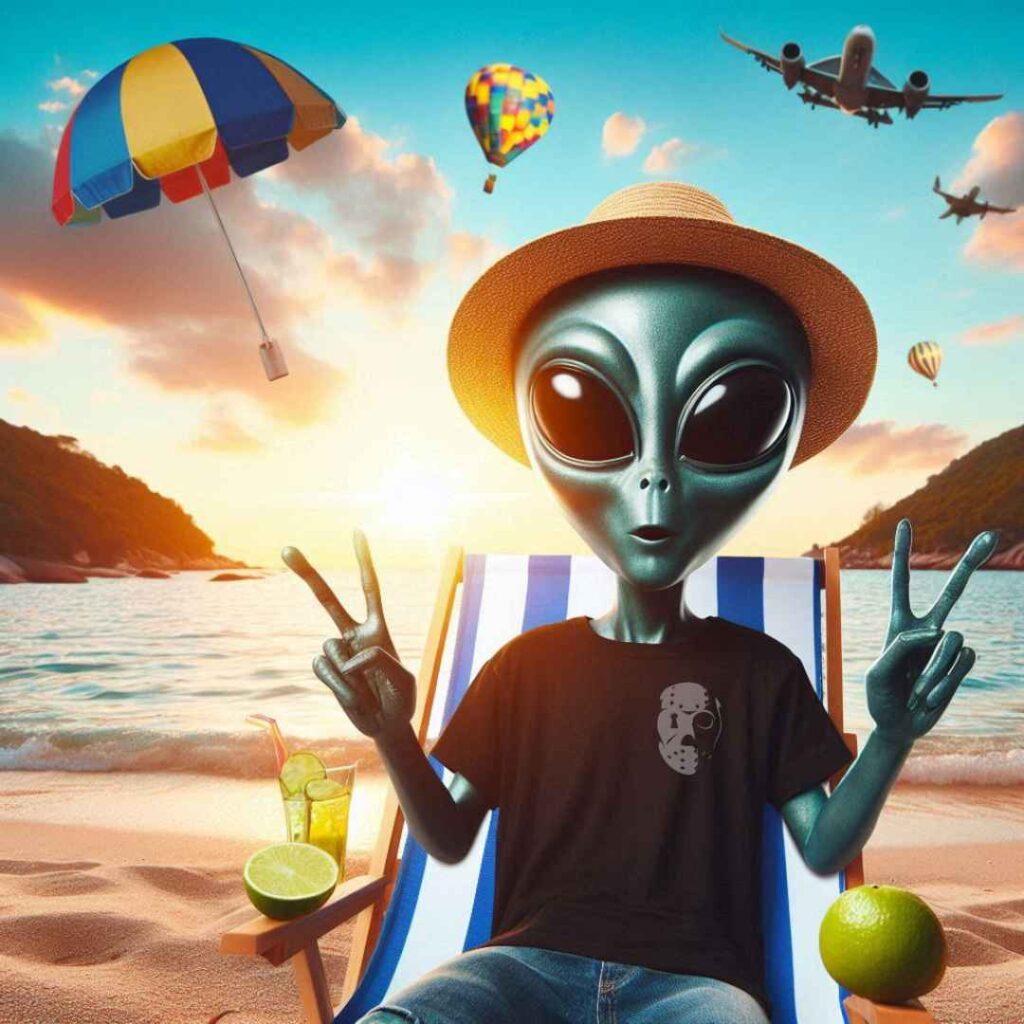 Un alien en vacances