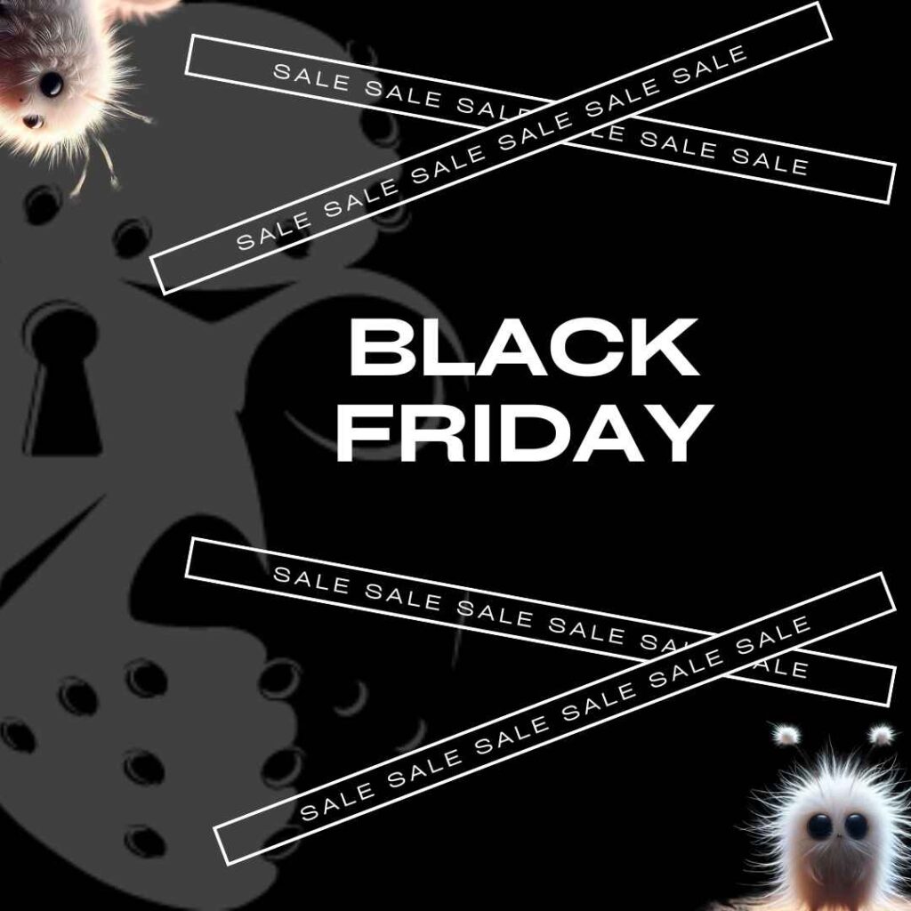 Black Friday avec le masque de Secret Jeegs