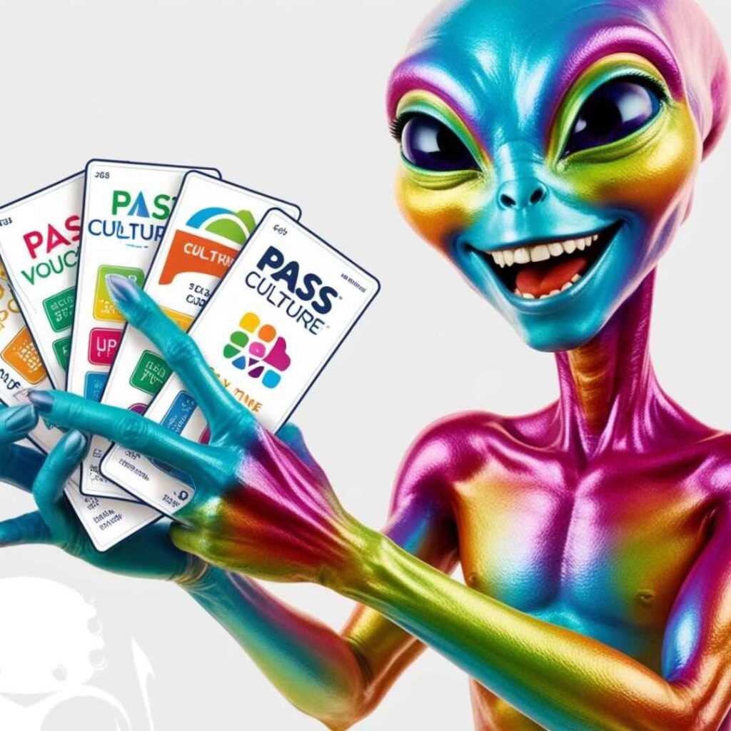 un alien avec plusieurs cartes