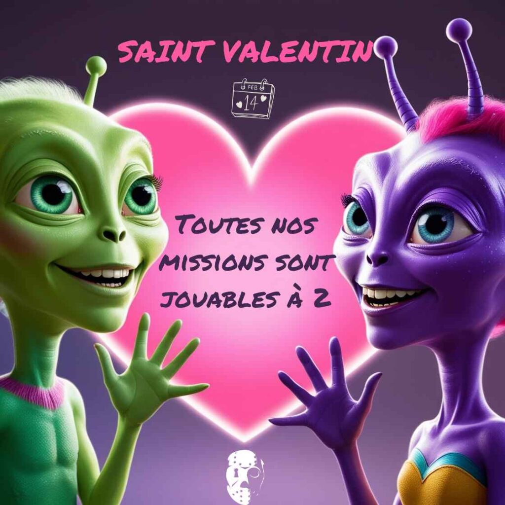 2 ALIENS AVEC UN COEUR