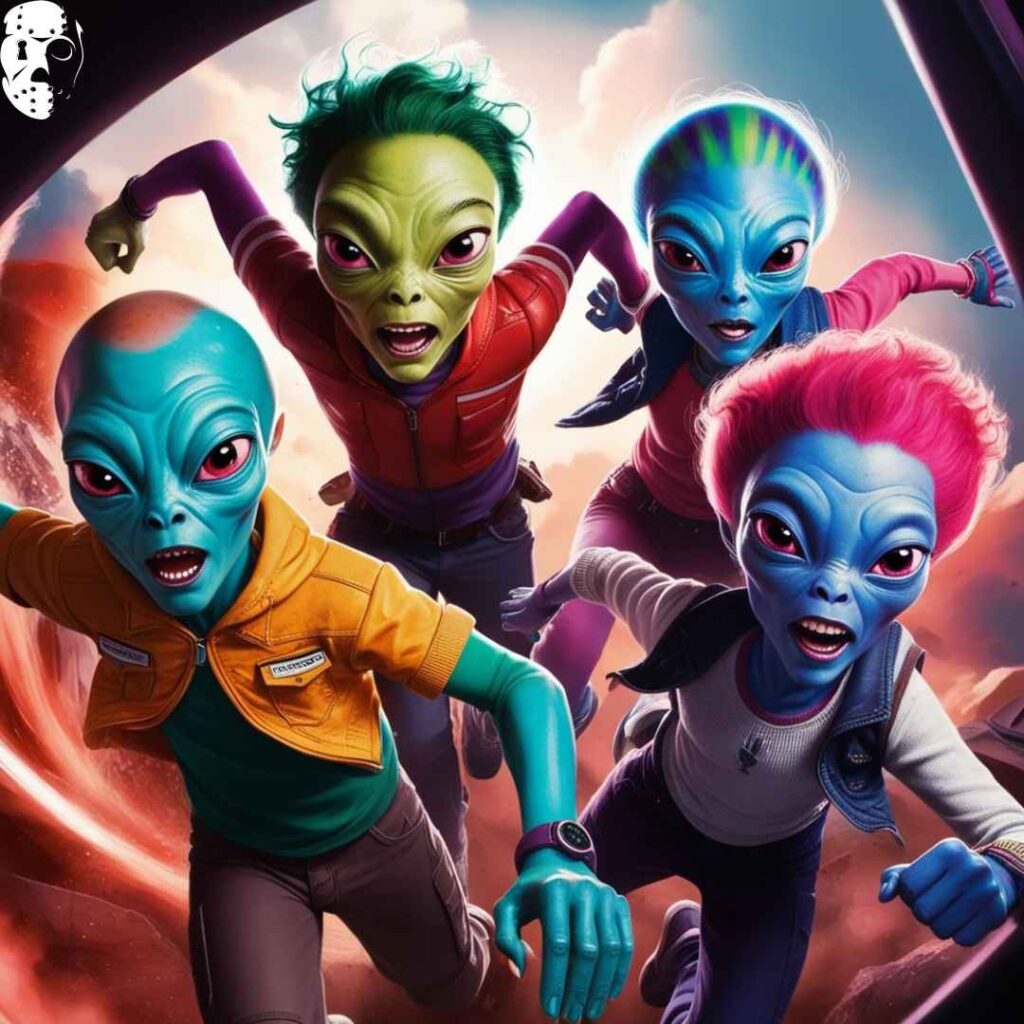 4 ados qui courent